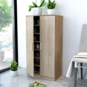 Mueble zapatero con 7 estantes color roble de , Zapateros y organizadores de calzado - Ref: Foro24-243061, Precio: 130,33 €, ...