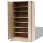 Mueble zapatero con 7 estantes color roble de , Zapateros y organizadores de calzado - Ref: Foro24-243061, Precio: 135,70 €, ...