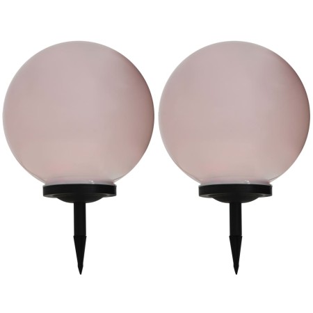 Lámparas solares esféricas de exterior 2 uds LED RGB 40 cm de , Iluminación de exterior - Ref: Foro24-277128, Precio: 147,35 ...