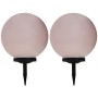 Lámparas solares esféricas de exterior 2 uds LED RGB 40 cm de , Iluminación de exterior - Ref: Foro24-277128, Precio: 147,35 ...