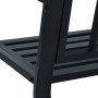 Banco de jardín acero negro 125 cm de vidaXL, Bancos de jardín - Ref: Foro24-47945, Precio: 82,95 €, Descuento: %