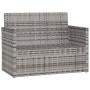 Banco de jardín con cojines ratán sintético gris 105 cm de , Bancos de jardín - Ref: Foro24-362319, Precio: 113,67 €, Descuen...