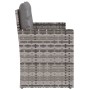Banco de jardín con cojines ratán sintético gris 105 cm de , Bancos de jardín - Ref: Foro24-362319, Precio: 113,67 €, Descuen...