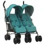 Carrito para gemelos de acero verde de , Cochecitos de bebé - Ref: Foro24-10240, Precio: 240,22 €, Descuento: %