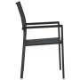 Sillas de jardín 4 unidades plástico con aspecto de ratán negro de vidaXL, Sillas de jardín - Ref: Foro24-47890, Precio: 162,...