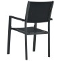 Sillas de jardín 4 unidades plástico con aspecto de ratán negro de vidaXL, Sillas de jardín - Ref: Foro24-47890, Precio: 162,...