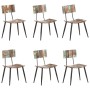 Sillas de comedor 6 unidades madera maciza reciclada de , Sillas de comedor - Ref: Foro24-3056369, Precio: 552,76 €, Descuent...