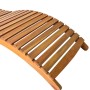 Tumbona de jardín con cojín madera maciza de acacia de , Tumbonas - Ref: Foro24-3061573, Precio: 186,05 €, Descuento: %