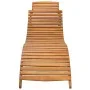 Garden lounger with solid acacia wood cushion by , Loungers - Ref: Foro24-3061586, Price: 176,81 €, Discount: %