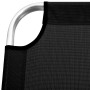 Tumbona senior extra alta plegable aluminio negra de vidaXL, Tumbonas - Ref: Foro24-47913, Precio: 143,35 €, Descuento: %