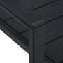 Sillas de jardín 4 unidades HDPE aspecto de madera negro de vidaXL, Sillas de jardín - Ref: Foro24-47886, Precio: 227,01 €, D...