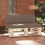Sofá central de palets para jardín madera pino impregnada de , Sofás modulares de exterior - Ref: Foro24-3066537, Precio: 128...