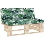 Central sofa made of pallets for impregnated pine wood garden by , Modular outdoor sofas - Ref: Foro24-3066540, Price: 118,43...