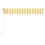 Toldo automático LED sensor de viento amarillo blanco 400x300cm de , Toldos - Ref: Foro24-3068913, Precio: 616,30 €, Descuent...