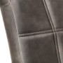 Sillas voladizas de comedor 2 unidades cuero auténtico gris en Sillas de comedor | Comprar online en Foru.es