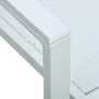 Sillas de jardín 4 unidades plástico con aspecto ratán blanco de vidaXL, Sillas de jardín - Ref: Foro24-47888, Precio: 162,36...