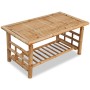 Mesa de centro de bambú 90x50x45 cm en Mesas de centro | Comprar online en Foru.es