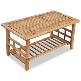Mesa de centro de bambú 90x50x45 cm en Mesas de centro | Comprar online en Foru.es