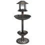 Decorative birdbath with plastic solar LED lights by vidaXL, Birdbaths - Ref: Foro24-48221, Price: 51,53 €, Discount: %