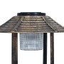 Bebedero decorativo para pájaros con luces LED solares plástico de vidaXL, Pilas para pájaros - Ref: Foro24-48221, Precio: 53...