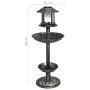Decorative birdbath with plastic solar LED lights by vidaXL, Birdbaths - Ref: Foro24-48221, Price: 51,53 €, Discount: %