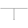 Toldo retráctil manual con luz LED gris antracita 600x350 cm de , Toldos - Ref: Foro24-3069884, Precio: 739,61 €, Descuento: %