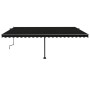 Toldo de pie retráctil manual gris antracita 500x350 cm de , Toldos - Ref: Foro24-3069859, Precio: 551,89 €, Descuento: %
