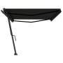 Toldo de pie retráctil manual gris antracita 500x350 cm de , Toldos - Ref: Foro24-3069859, Precio: 551,89 €, Descuento: %