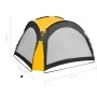 Carpa de fiesta con LED 4 paredes laterales verde 3,6x3,6x2,3 m de vidaXL, Carpas y cenadores - Ref: Foro24-92238, Precio: 15...