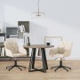 Sillas de comedor giratorias 2 uds terciopelo crema de , Sillas de comedor - Ref: Foro24-3103386, Precio: 184,05 €, Descuento: %