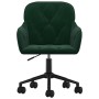 Sillas de comedor giratorias 2 unidades terciopelo verde oscuro de , Sillas de comedor - Ref: Foro24-3103423, Precio: 176,48 ...