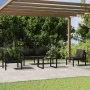 Set muebles de jardín 5 pzas y cojines aluminio gris antracita de , Conjuntos de jardín - Ref: Foro24-3107788, Precio: 591,02...