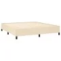 Box spring bed with cream fabric mattress 160x200 cm by , Beds and slatted bases - Ref: Foro24-3127898, Price: 568,71 €, Disc...