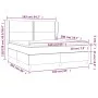 Box spring bed with cream fabric mattress 160x200 cm by , Beds and slatted bases - Ref: Foro24-3127898, Price: 568,71 €, Disc...