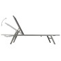Tumbona de acero y textilene negra de vidaXL, Tumbonas - Ref: Foro24-48011, Precio: 97,22 €, Descuento: %
