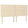 Box spring bed with cream fabric mattress 180x200 cm by , Beds and slatted bases - Ref: Foro24-3131374, Price: 619,21 €, Disc...