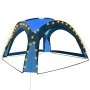 Carpa de fiesta con LED y 4 paredes laterales azul 3,6x3,6x2,3m de vidaXL, Carpas y cenadores - Ref: Foro24-92236, Precio: 14...