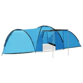 Tienda de campaña iglú 8 personas azul 650x240x190 cm de vidaXL, Tiendas de campaña - Ref: Foro24-92230, Precio: 175,76 €, De...
