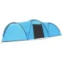 Tienda de campaña iglú 8 personas azul 650x240x190 cm de vidaXL, Tiendas de campaña - Ref: Foro24-92230, Precio: 175,76 €, De...