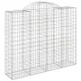 Gabion baskets 20 pcs arch shape iron 200x50x160/180 cm by , Pots and planters - Ref: Foro24-3146398, Price: 2,00 €, Discount: %