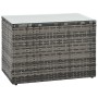 Set de muebles de jardín 5 pzas y cojines ratán sintético gris de vidaXL, Conjuntos de jardín - Ref: Foro24-47814, Precio: 45...
