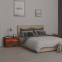 Mesitas de noche con luces LED 2 uds roble ahumado 60x35x40 cm de , Mesitas de noche - Ref: Foro24-3152827, Precio: 74,43 €, ...
