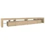 Mueble de TV con luces LED color roble Sonoma 290x36,5x40 cm de , Muebles TV - Ref: Foro24-3152804, Precio: 183,54 €, Descuen...