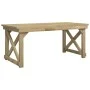 Set de comedor para jardín 3 pzas madera maciza pino impregnada de , Conjuntos de jardín - Ref: Foro24-3096621, Precio: 390,6...