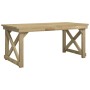 Set de comedor para jardín 3 pzas madera maciza pino impregnada de , Conjuntos de jardín - Ref: Foro24-3096621, Precio: 408,5...