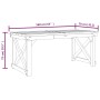 Set de comedor para jardín 3 pzas madera maciza pino impregnada de , Conjuntos de jardín - Ref: Foro24-3096621, Precio: 408,5...