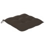 Sillas de jardín 6 uds madera teca con cojines gris taupe de , Sillas de jardín - Ref: Foro24-3062564, Precio: 460,85 €, Desc...