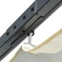 Pérgola con tejado retráctil acero color blanco crema 3x3 m de , Pérgolas, arcos y enrejados de jardín - Ref: Foro24-49325, P...