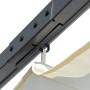 Pérgola con tejado retráctil acero color blanco crema 3x3 m de , Pérgolas, arcos y enrejados de jardín - Ref: Foro24-49325, P...
