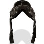 Montura occidental, cabezada y pechera cuero real 16" negra de , Monturas - Ref: Foro24-91353, Precio: 248,76 €, Descuento: %